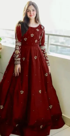 gark red fancy dress