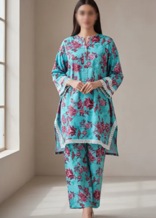Unstitched Embroidered Three Piece Suit For Women Premium Dhanak Fabric