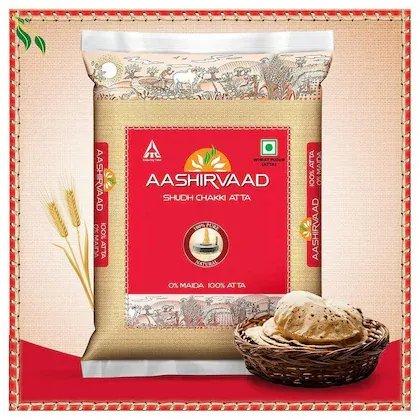 Aashirvaad Shudh Chakki Atta - 5 kg packet