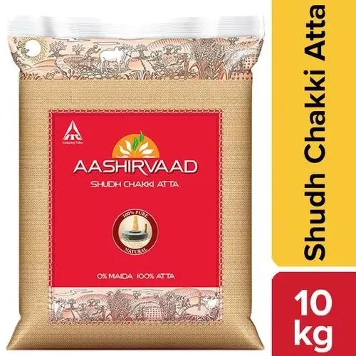 Aashirvaad Shudh Chakki Atta - 10 kg packet