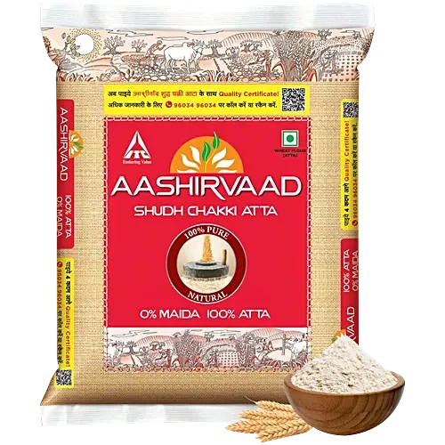 Aashirvaad Shudh Chakki Atta - 1 kg packet