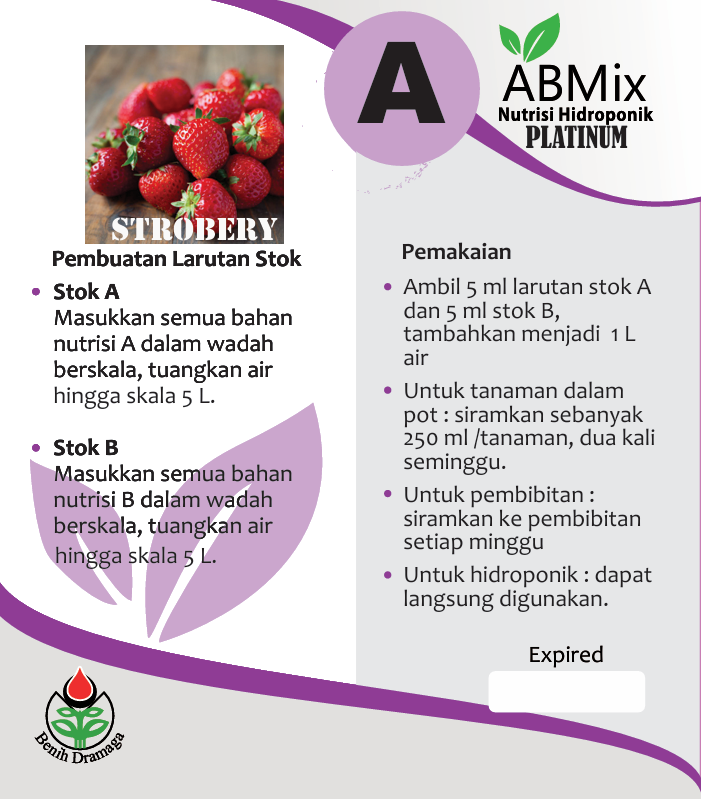Pupuk AB Mix Stroberi