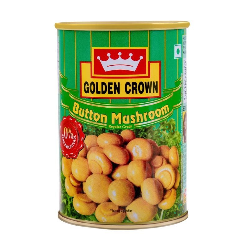 Golden crown Button Mushroom 800gm Pack