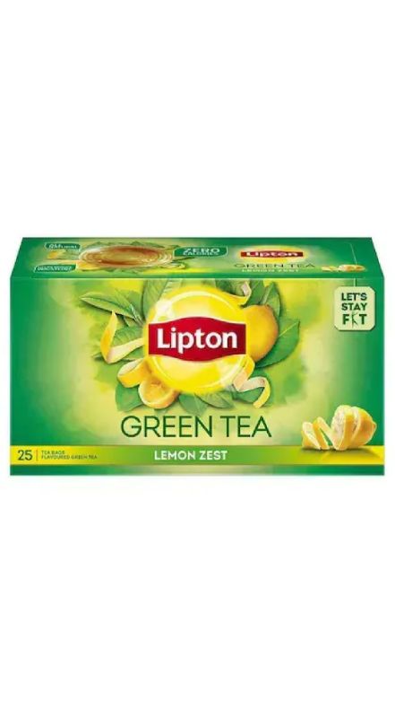 Lipton Green Tea bags pack of 25 Honey Lemon