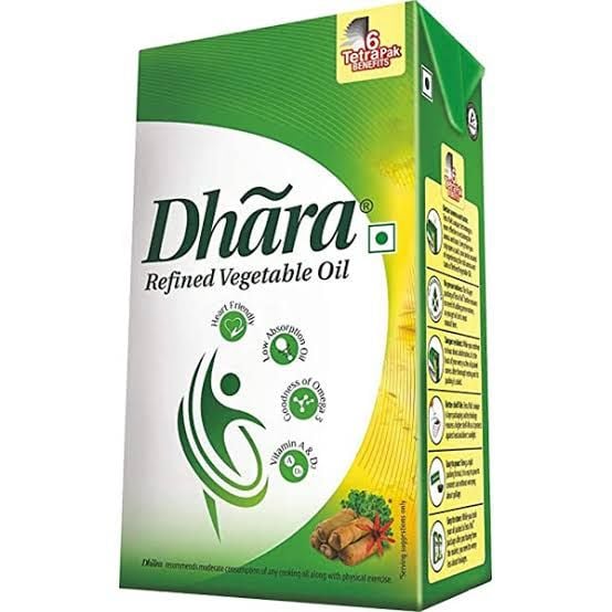 Dhara refined oil 1ltr