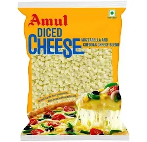 Amul Diced cheese 200gm pack