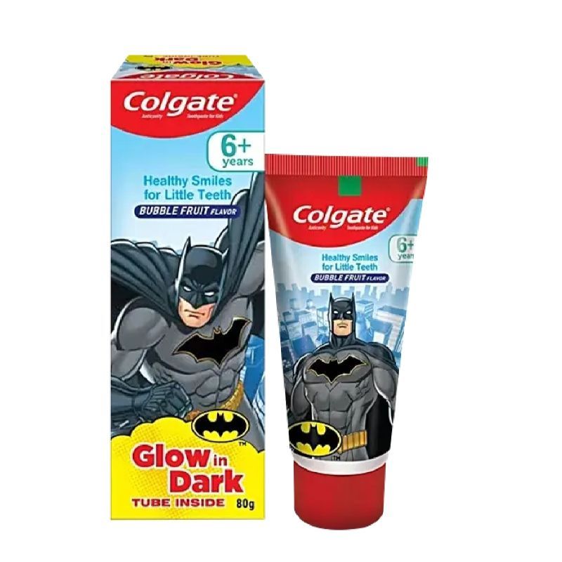 Colgate Kids Batman Toothpaste 6+ year's bubble fruit Flavour 80gm