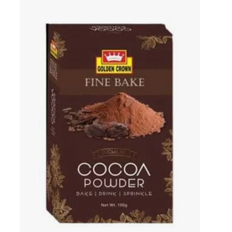 Golden crown Fine bake Cocoa powder 100gm