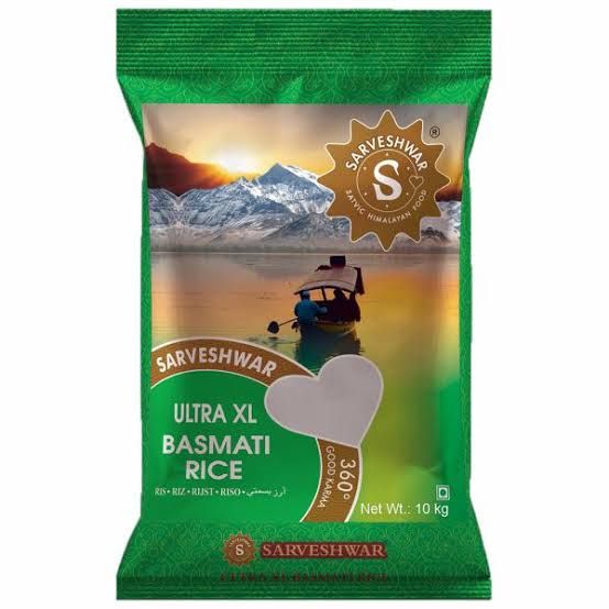 sarweshwar basmati Rice 30kg bag