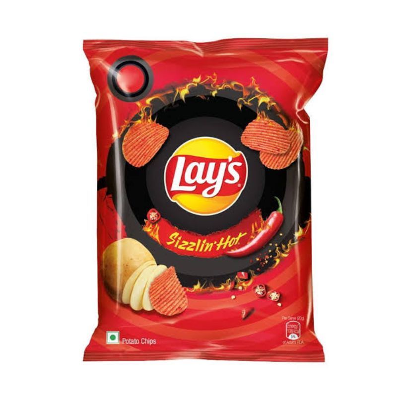 Lay's Sizzling Hot spicy Chips