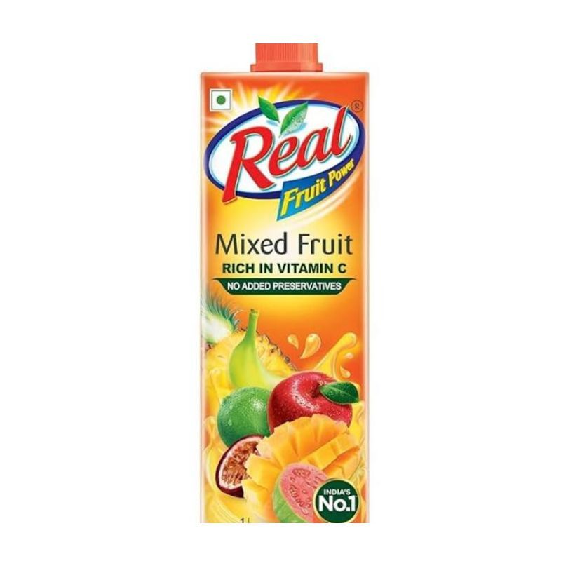 Real Mixed Fruit Juice 1ltr pack