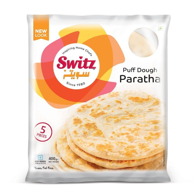 Switz puff Dough paratha 5pc 400gm