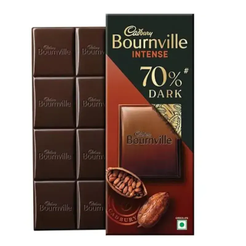 cadbury Bournvile Intense 70% Dark chocolate