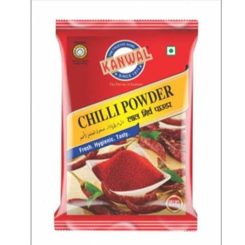 Red chilli Mirchi Powder Kanwal 500gm pack