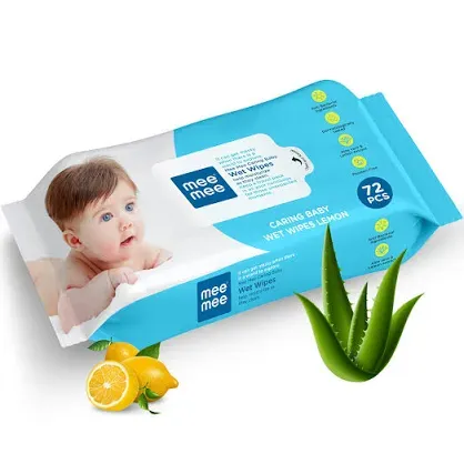 mee mee wet wipes 72wipes