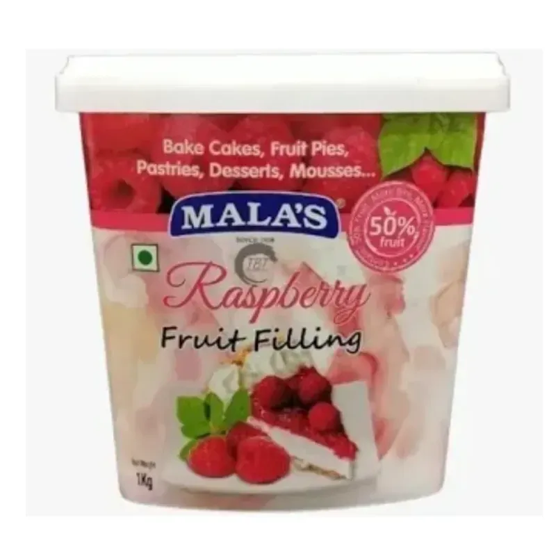 MALA'S Fruit Filling Raspberry 1kg pack