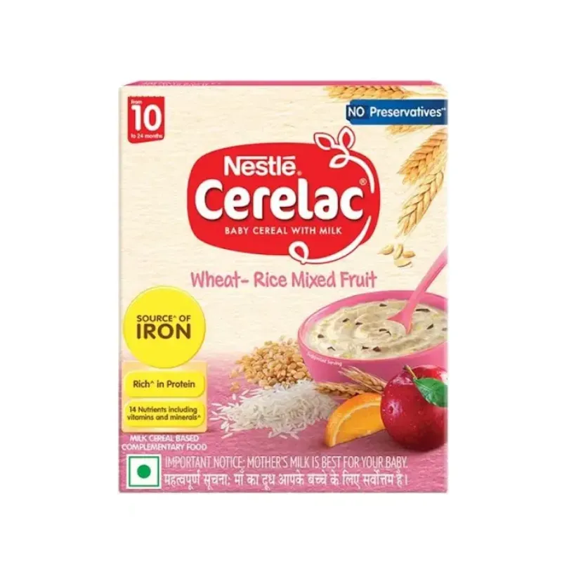 Cerelac Wheat Rice Mixed Fruit From 10-24 Months