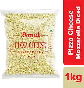 Amul cheese Diced mozzarella 1kg pack