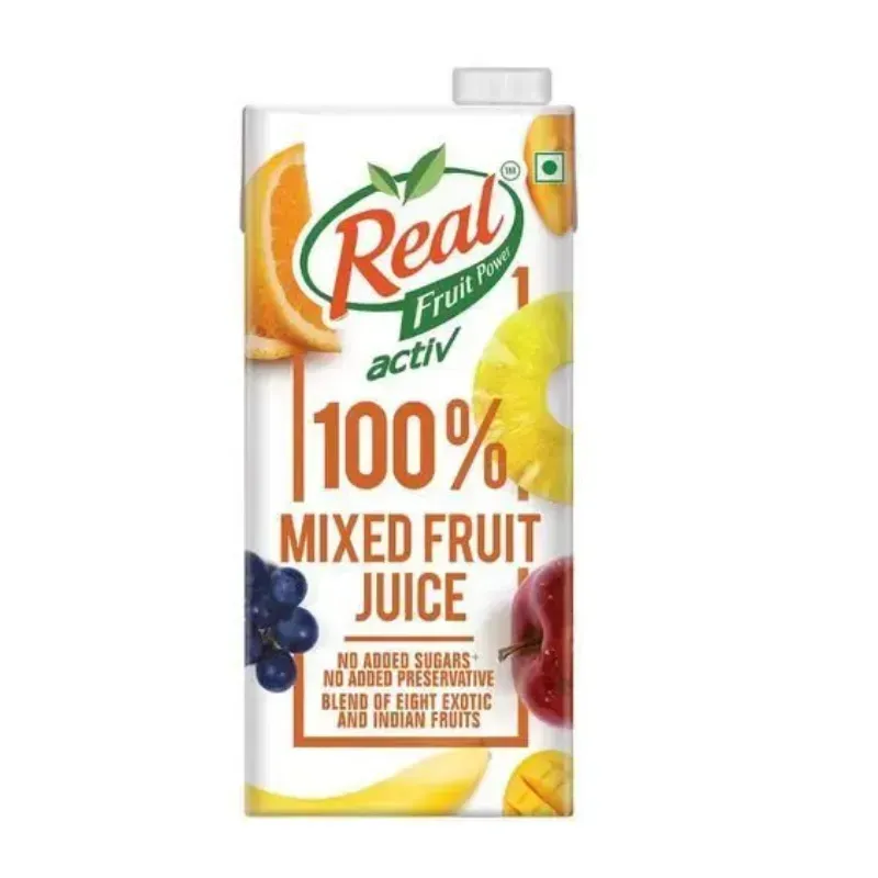 Real Active 100%  No Added Sugar Mixed Fruit Juice