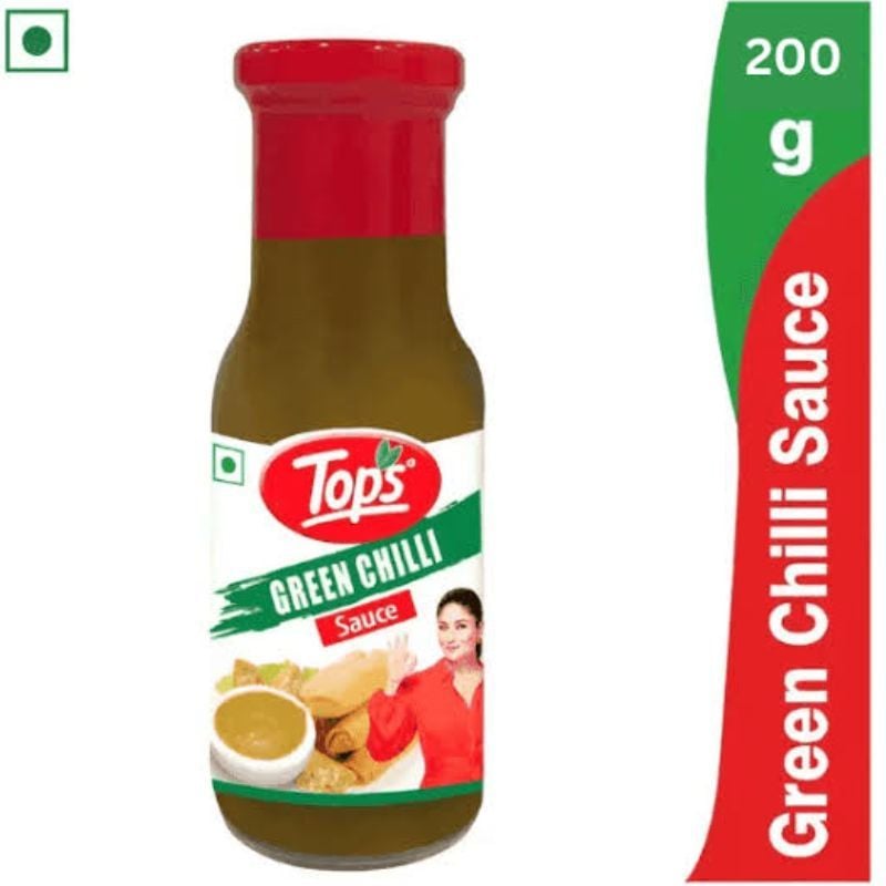 Tops Green chilli sauce 220gm