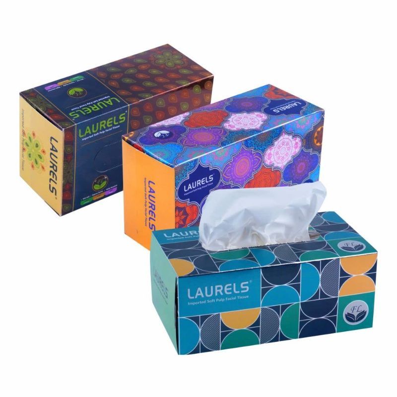 Laurel  imported Soft facial tissue 2ply 400sheets large pack