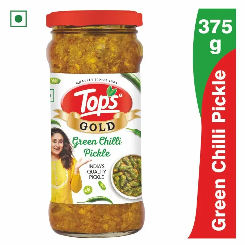 Tops Green chilli Pickle 375gm