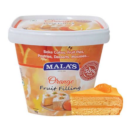 MALA'S Fruit Filling Orange 1kg pack