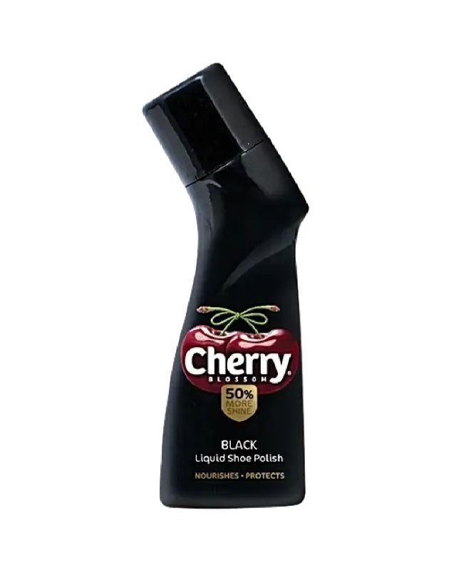 Cherry liquid Shoe Polish Black 75ml