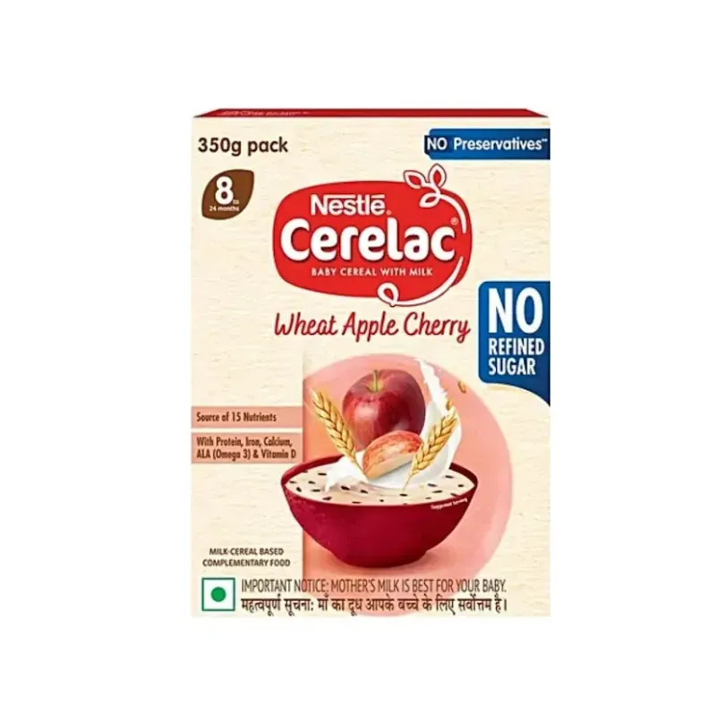 Cerelac Wheat Apple Cherry From 8-24 Months