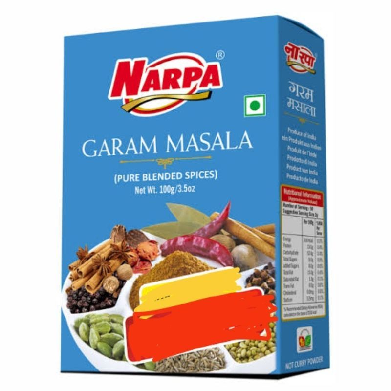 Narpa Garam Masala 50gm pack