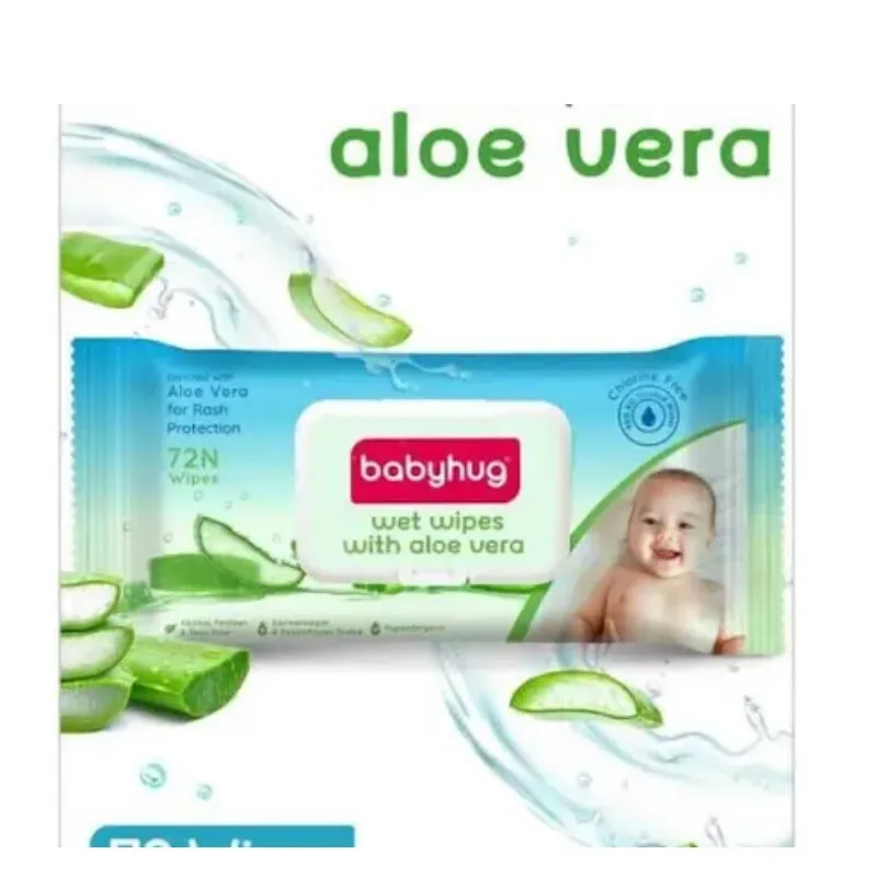 Baby Hug wipes with Aelo Vera 72 wipes