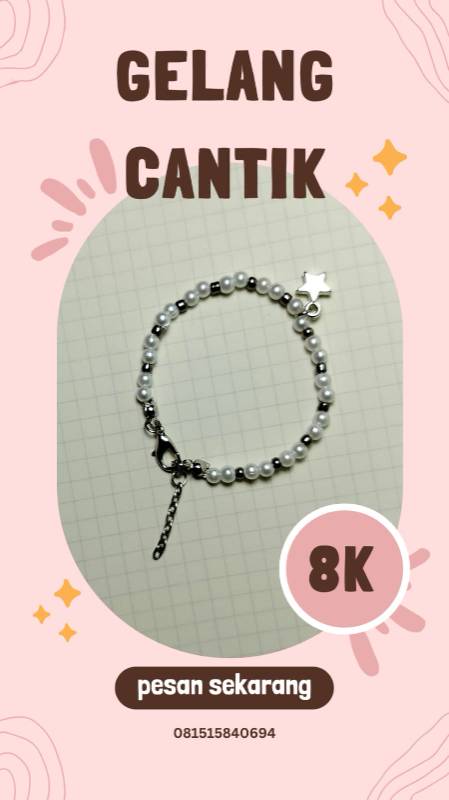 Bracelet Beads Bndul Bintang