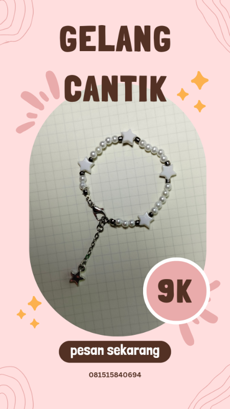 Bracelet Beads 4 Bintang