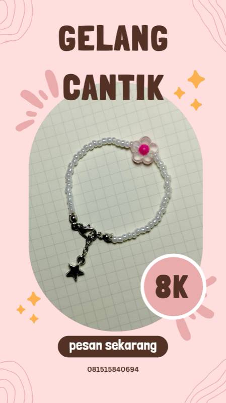 Bracelettt Beads Bunga