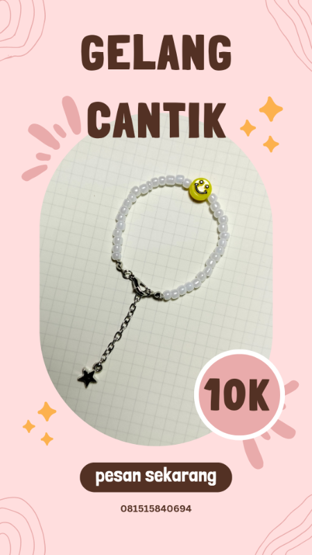 Bracelett Beads Smile