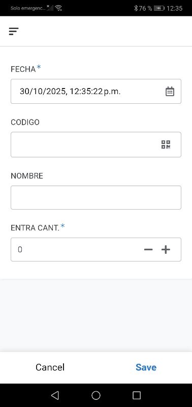 Software para Toma de Inventario
