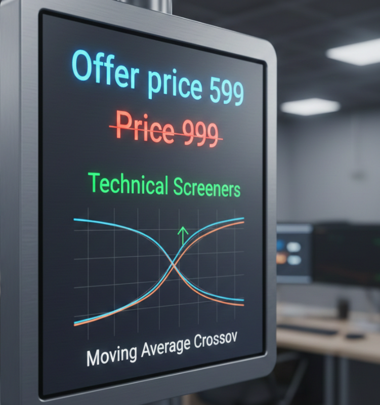 Technical Screeners -  Moving Average Crossover