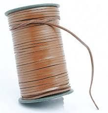 LEATHER CORD 1/4" x 30mt