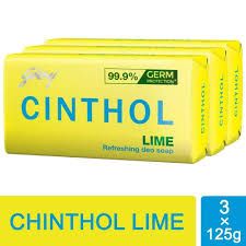 Cinthol Lime Soap 3x125gm