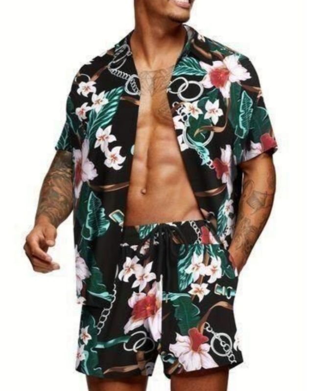 Chemise + Short pour hommes