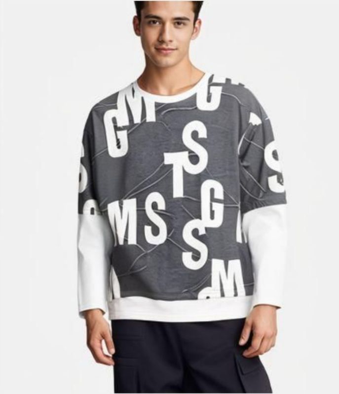 Berrykey Pull Over Tee-Shirt Longues Homme