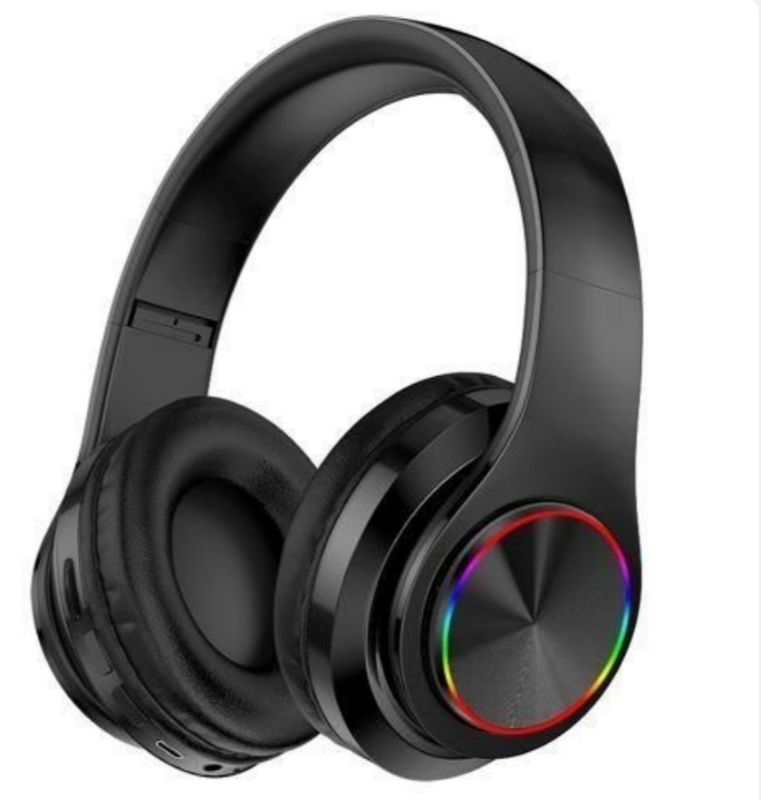 B39 Casque Stéréo Sans Fil BT5.0 - Lumineux Coloré - Basses Puissantes