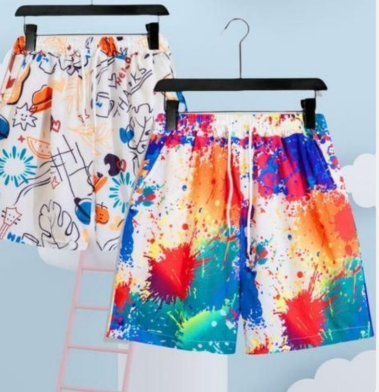 Berrykey Ensemble de 2: Pantalons et Shorts de Plage pour Hommes, Nicker Joggers