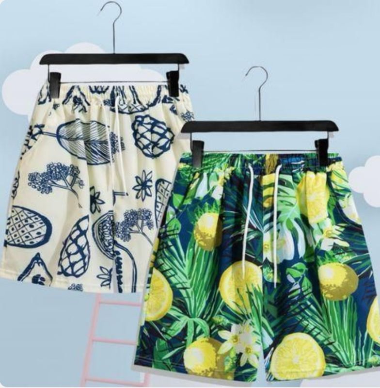 Berrykey 2 Set Mens Pants Beach Shorts Nicker Joggers Wear