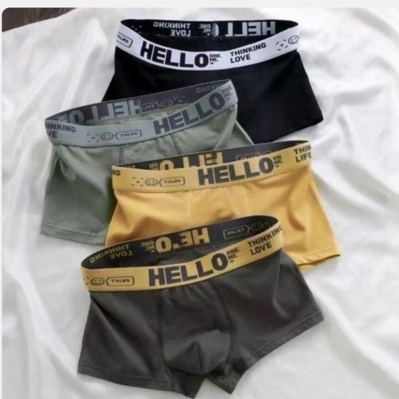 4 Pcs Hommes Sous-Vêtements Boxers
