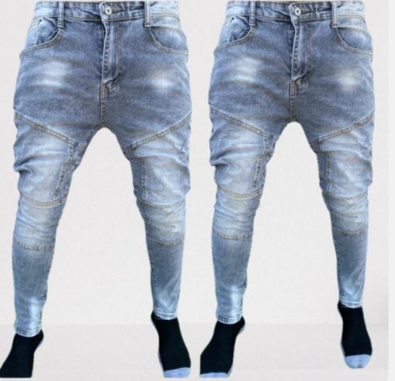 Pantalon Jeans Pour Homme Gris