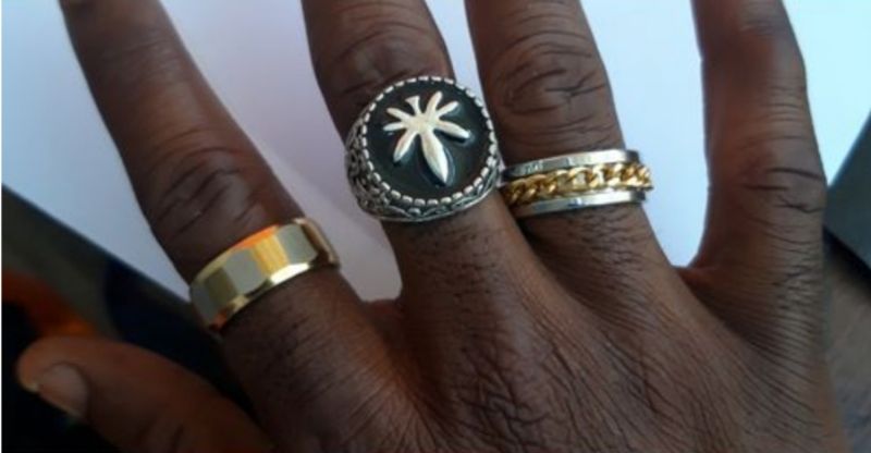 Bague Model Différent Homme - Inox - 3 pcs