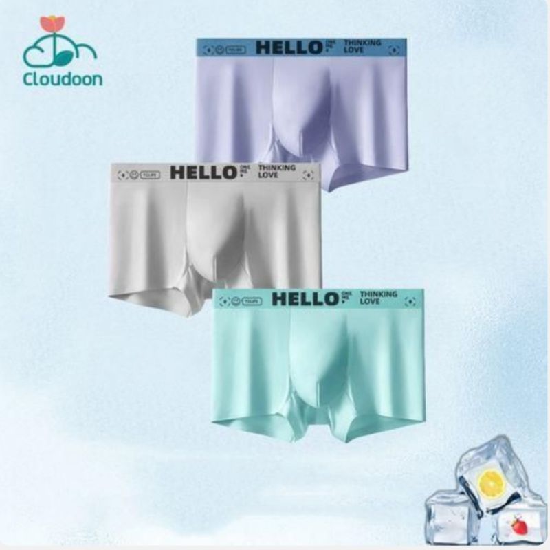Cloudoon Caleçon Homme Antibactérien Séchage Rapide Mode Homme Pour Hommes