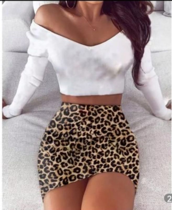Ensemble Jupe+Haut Sexy Panthere