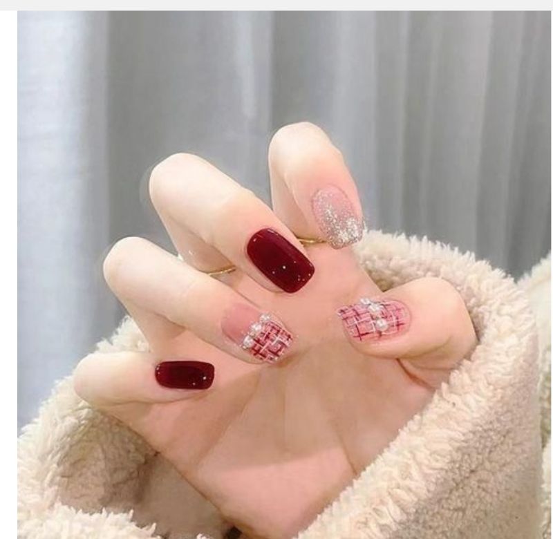 24pcs Amovible Faux Ongles Peut Porter